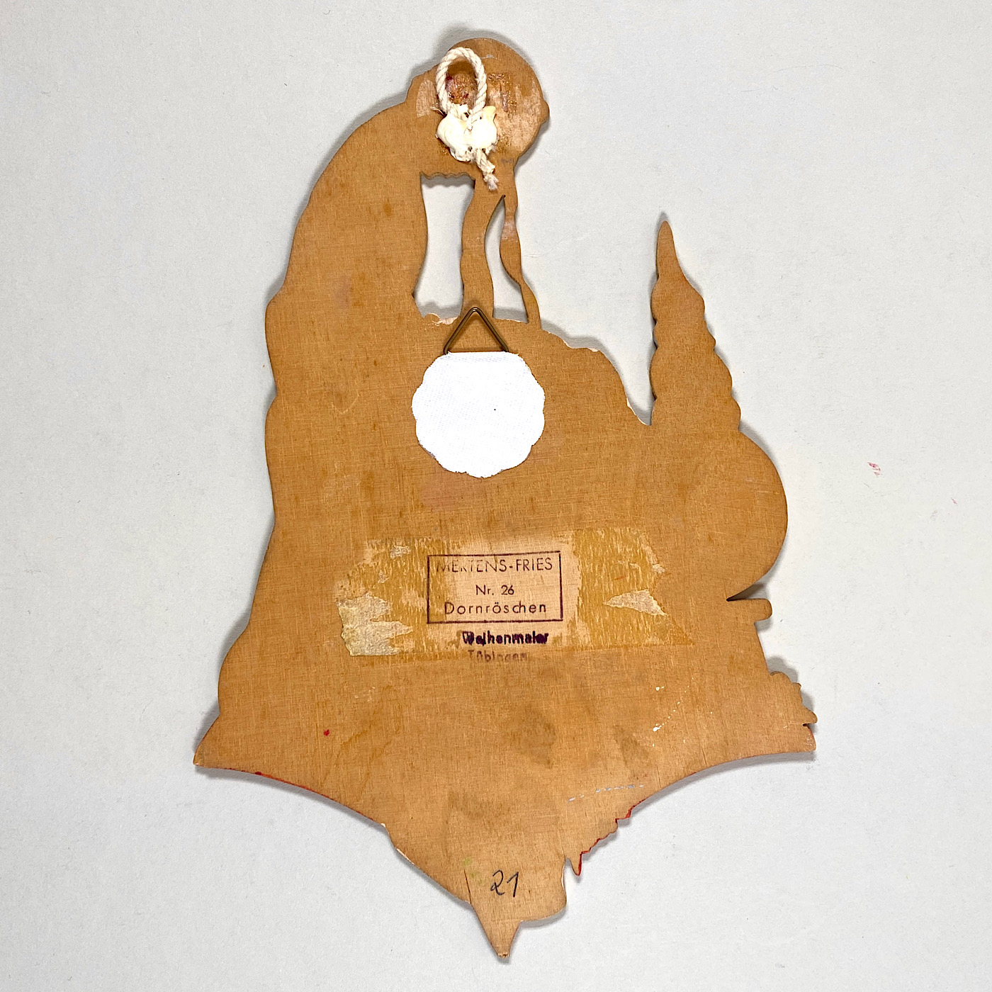 Märchenholzbild German Wall Figure Mertens-Kunst