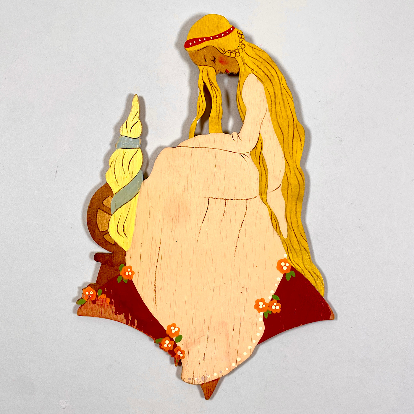 Märchenholzbild German Wall Figure Mertens-Kunst
