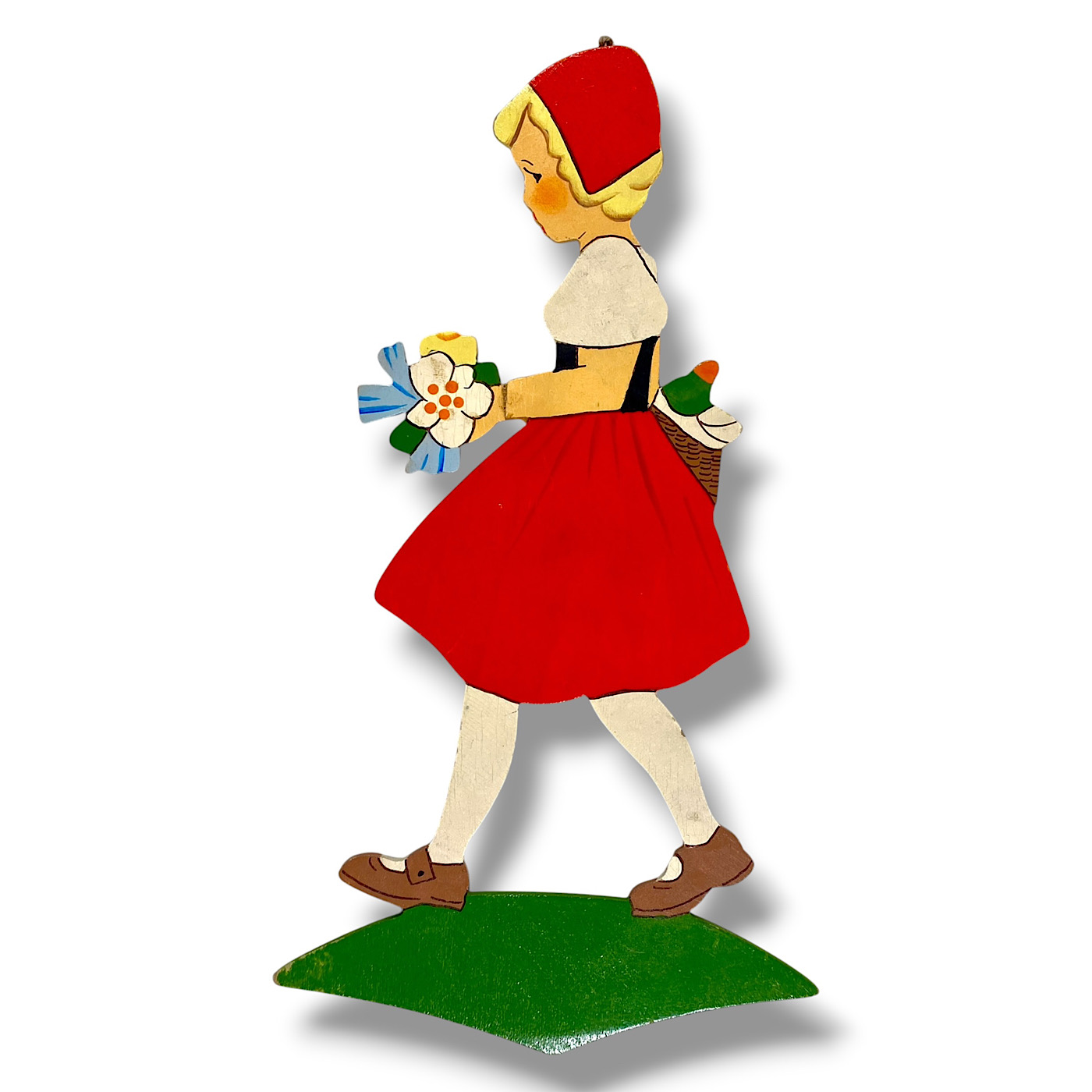 Märchen-Holzbild German Wall Figure VEB Olbernhau