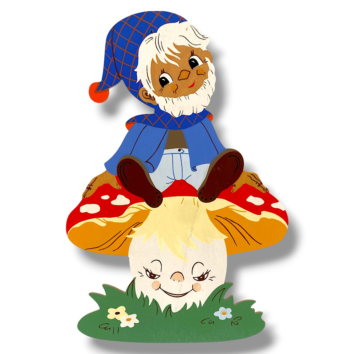 Märchen-Holzbild German Wall Figure Mertens-Kunst 
