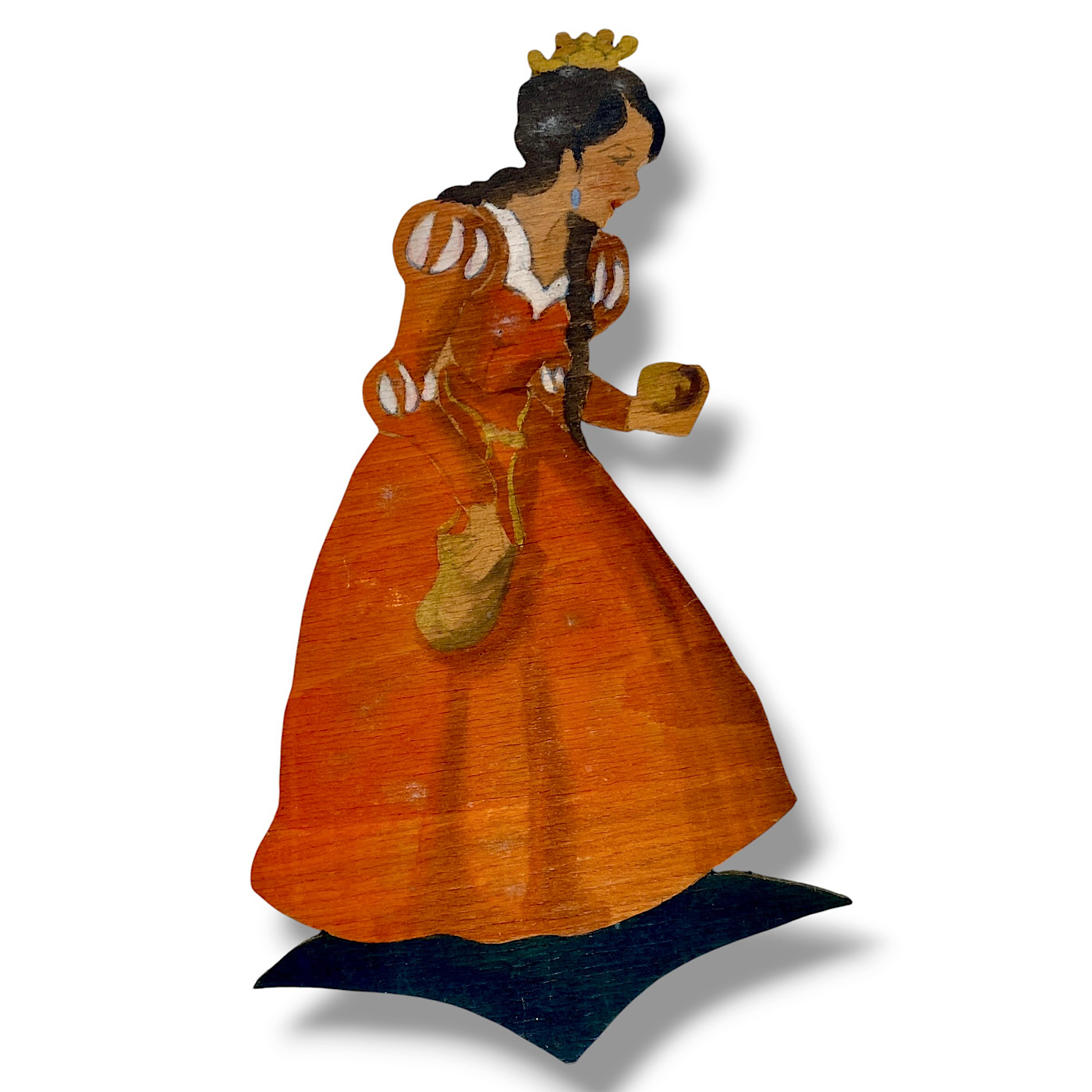 Märchen-Holzbild German Wall Figure Ruth Dienstbach