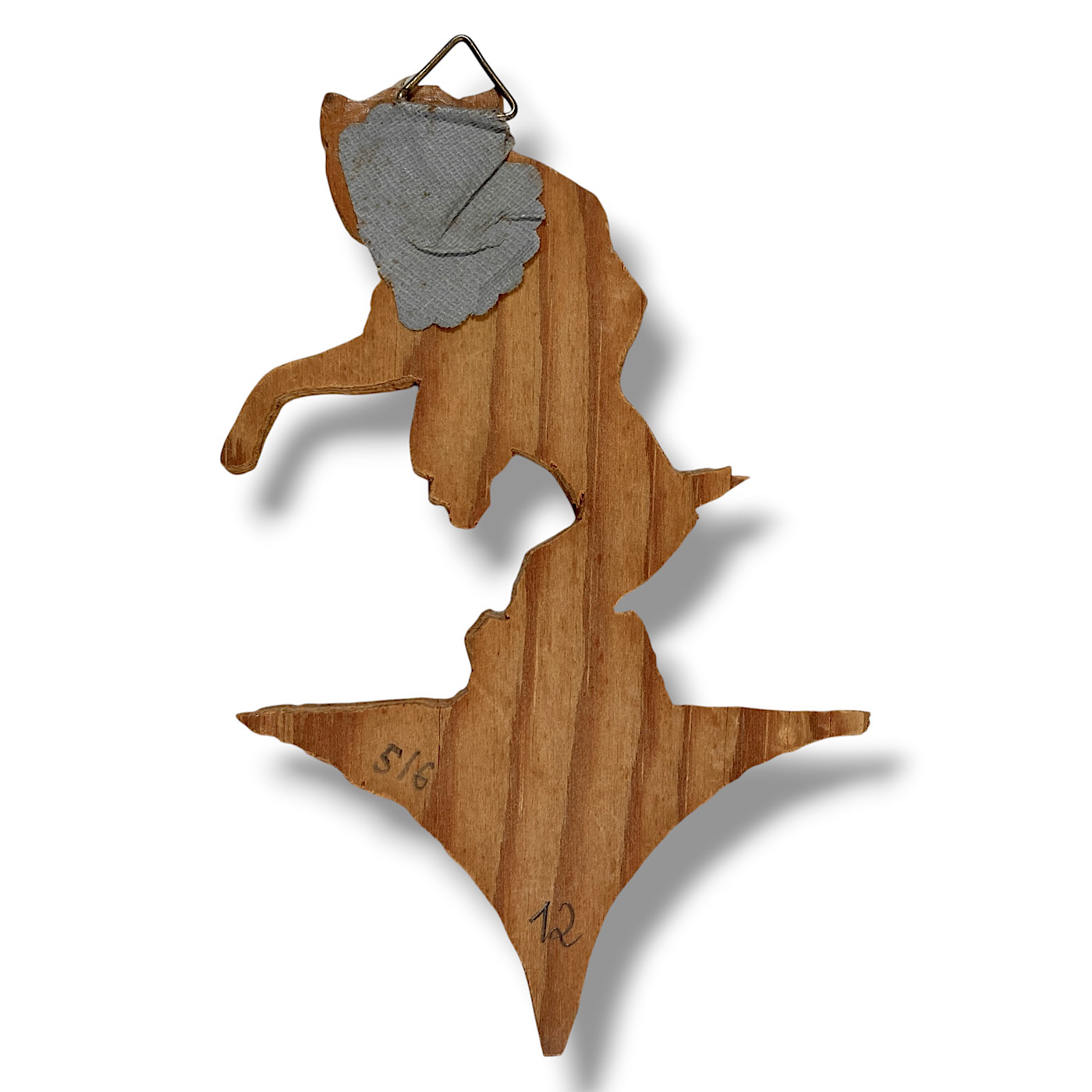 Märchen-Holzbild Gestiefelter Kater Laubsägearbeit 